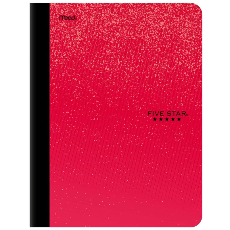 Photo 1 of Five Star Composition Notebooks Wide Ruled Comp Book Lined Paper School Supplies for College Students & K-12 100 Sheets 9-3/4 X 7-1/2 Colors (5)