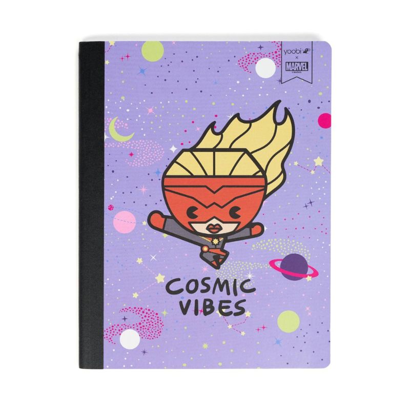 Photo 1 of Marvel Captain Marvel Yoobi™ Composition Book College Ruled(5)