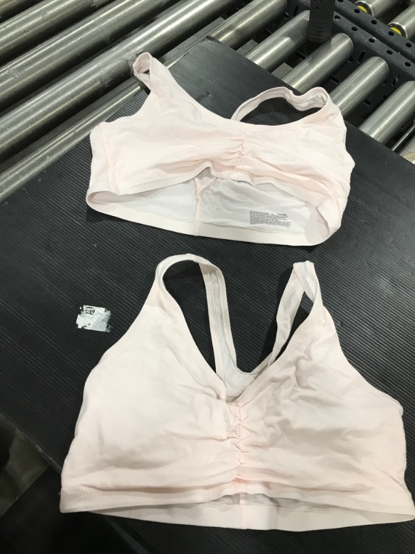 Photo 1 of 2 pack of women's pink sports bra 