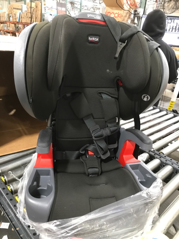 Photo 2 of Britax Grow with You ClickTight Plus Harness-2-Booster Car Seat, SafeWash, Jet (1442970)
