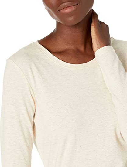 Photo 1 of 2 of the Amazon Essentials Women's Classic-Fit Long-Sleeve Crewneck T-Shirt
