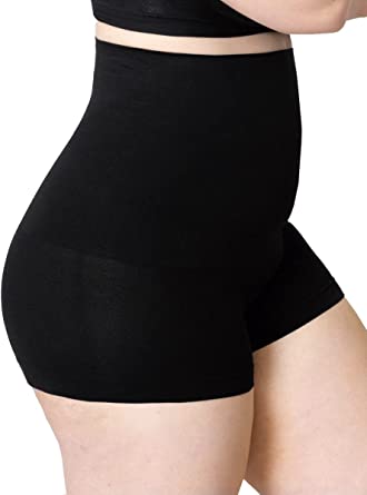 Photo 1 of Shapermint High Waisted Body Shaper Boyshorts Tummy Control Waist Slimming and Back Smoothing Shapewear for Women- SIZE M