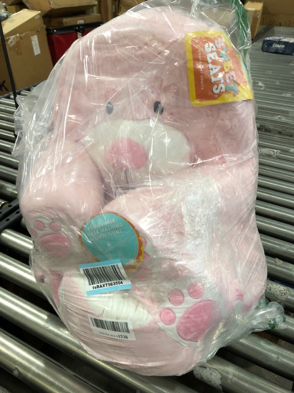 Photo 2 of Animal Adventure | Sweet Seats | Pink Bear Children's Plush Chair