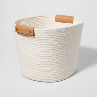 Photo 1 of 13" Decorative Coiled Rope Basket - Brightroom