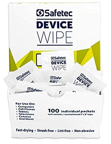 Photo 1 of Safetec Device Wipes, 5" x 8", 100 ct. Box
