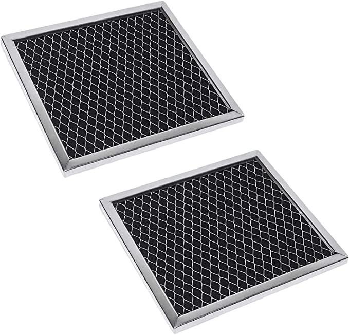 Photo 1 of Durable 8206230A Microwave Grease Filter (2-Pack) by PartsBroz - Compatible Whirlpool KitchenAid Maytag - Replaces AP4299744 AH1871363 PS1871363 - Size 5 in x 5.375 in x 0.375 in

