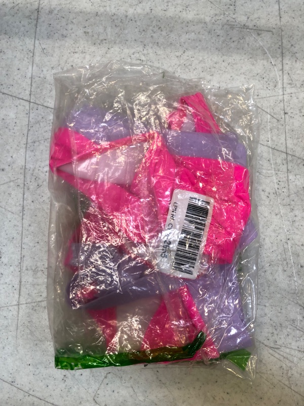 Photo 3 of 2PCS Pink And Purple Bikini Set XL