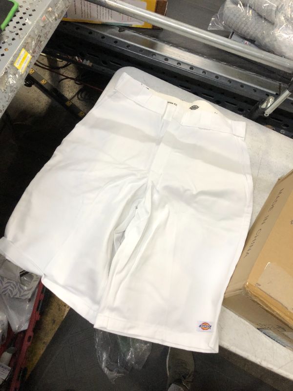 Photo 2 of Dickies Men's 13 Inch Loose Fit Multi-Pocket Work Short 32 White