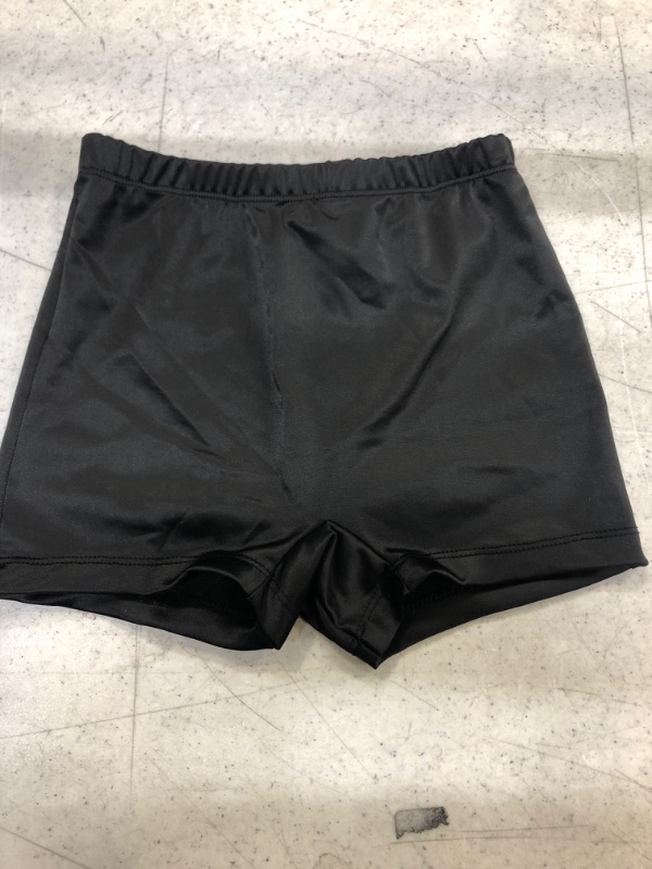 Photo 1 of LITTLE GIRLS BLACK BIKER SHORTS , SIZE 16 