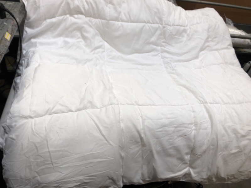 Photo 1 of 90x102 inches Comforter White
