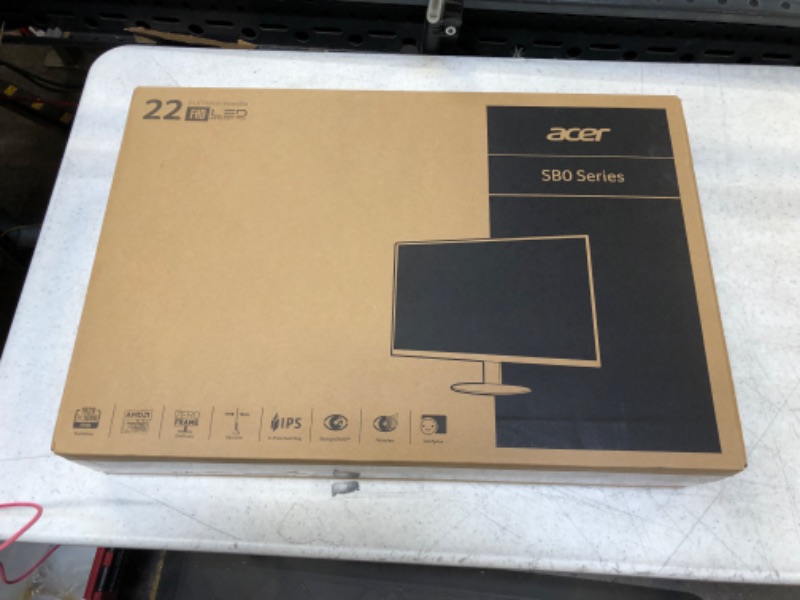 Photo 6 of Acer 21.5 Inch Full HD (1920 x 1080) IPS Ultra-Thin Zero Frame Computer Monitor (HDMI & VGA Port), SB220Q bi Monitor only 21.5-inch