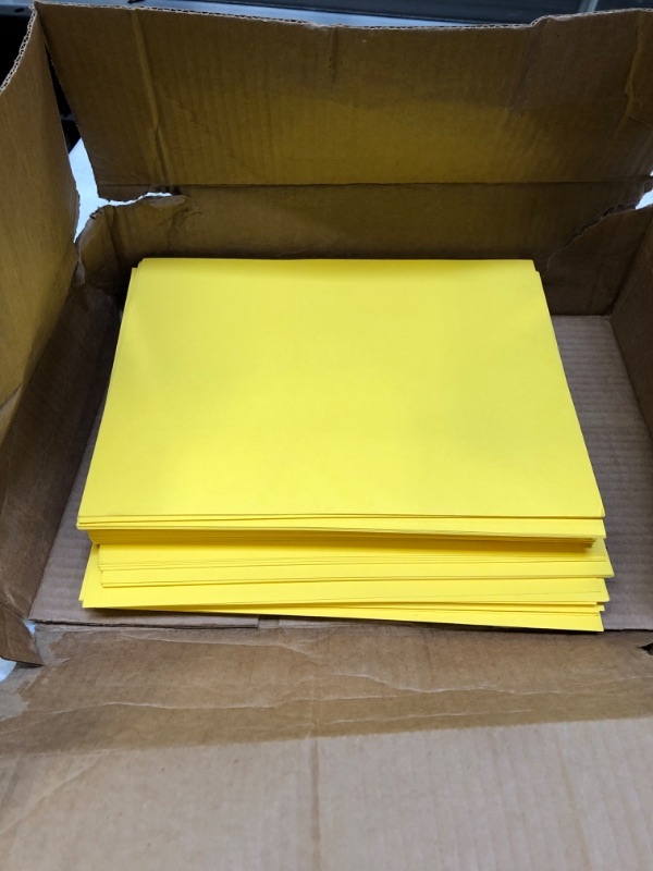 Photo 2 of Hammermill Premium Cardstock, 110 lb, 8.5 x 11, Yellow, 200/Ream