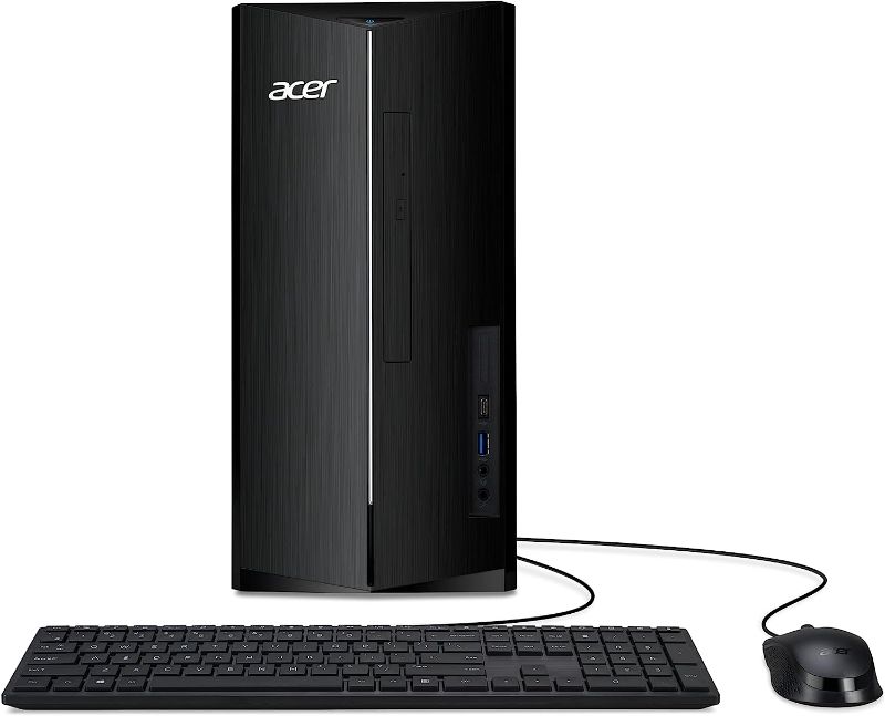 Photo 1 of Acer Aspire TC-1760-UA93 Desktop | Intel Core i7-12700F 12-Core | NVIDIA GeForce GTX 1660 Super | 16GB DDR4 | 512GB SSD | 1TB HDD | 8X DVD | Intel Wi-Fi 6 AX201 | Bluetooth 5.2 | Windows 11 Pro
