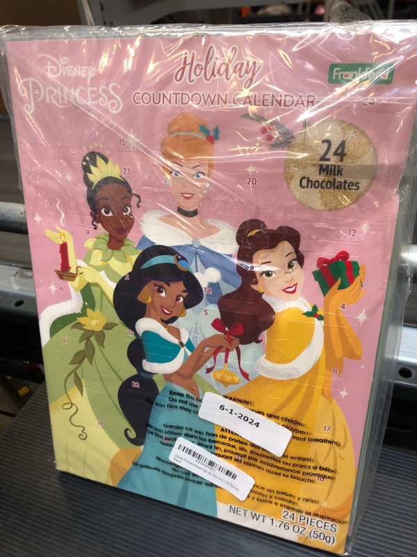 Photo 2 of Disney Princess and Marvel Advent Calendars, His and Hers 2023 Countdown to Christmas with 24 Milk Chocolate Candy Pieces, Pack of 2, 1.76 Ounces
