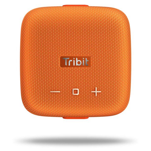 Photo 1 of Portable Speaker, Tribit StormBox Micro Bluetooth Speaker, IP67 Waterproof & Dustproof Outdoor Speaker, Bike Speakers with Loud Sound, Advanced TI Amplifier, Built-in XBass, 100ft Bluetooth orange