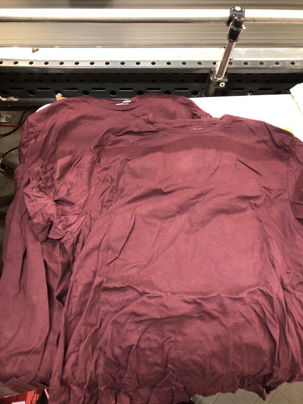 Photo 1 of 2 Pack Burgundy T-Shirts XL