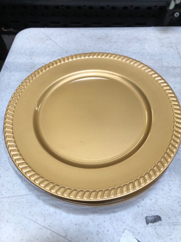 Photo 1 of 12PCS Decorative Gold Plates 