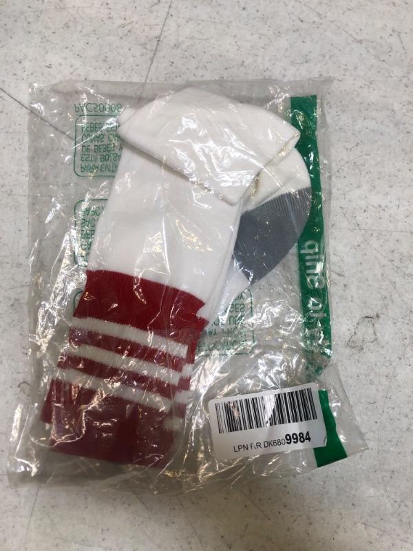 Photo 2 of adidas Copa Zone Cushion II Soccer Sock (1-Pair) Small White/ University Red