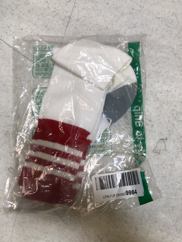 Photo 1 of adidas Copa Zone Cushion II Soccer Sock (1-Pair) Small White/ University Red