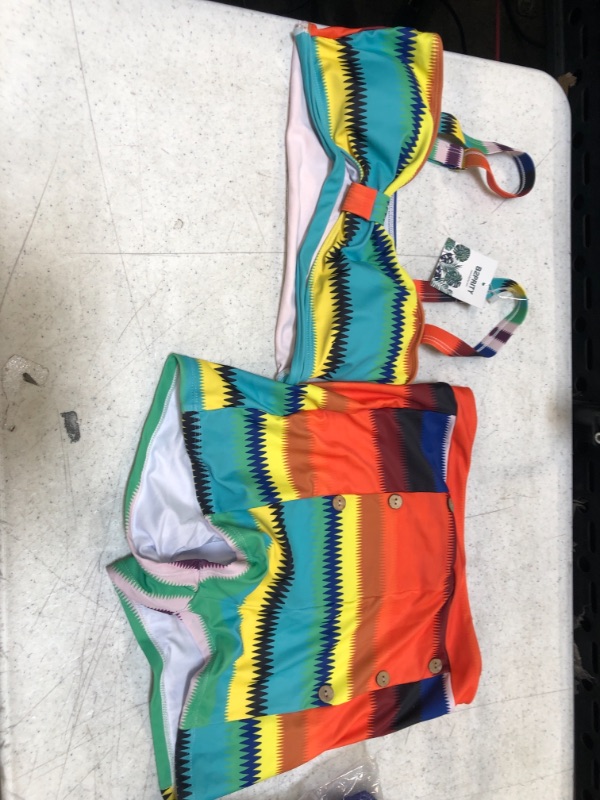 Photo 1 of 2 piece bathing suit size med