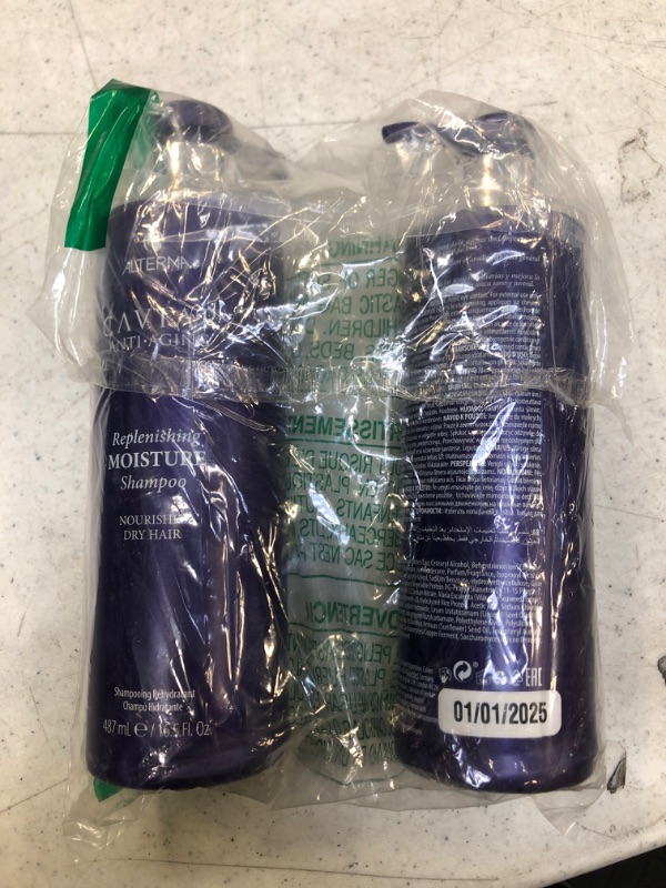Photo 2 of Alterna Caviar Anti-Aging Replenishing Moisture Hair Care Shampoo & Conditioner Set 1.03 Pound (Pack of 2)