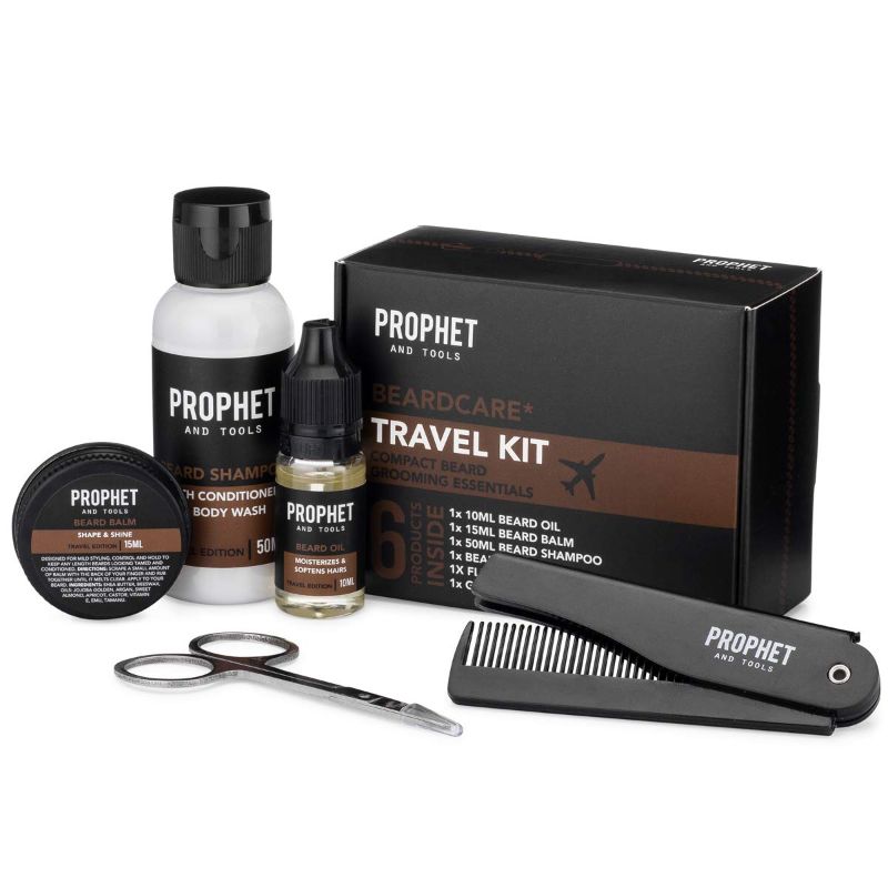 Photo 1 of 6 Products Travel Beard Grooming Kit
