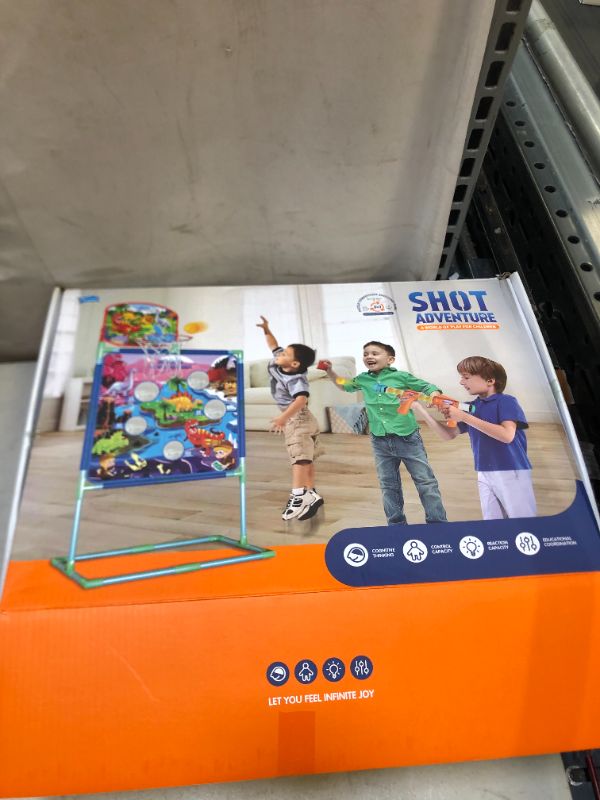 Photo 3 of 2NLF Shooting Game Toy for 5 6 7 8 9 10+Kids