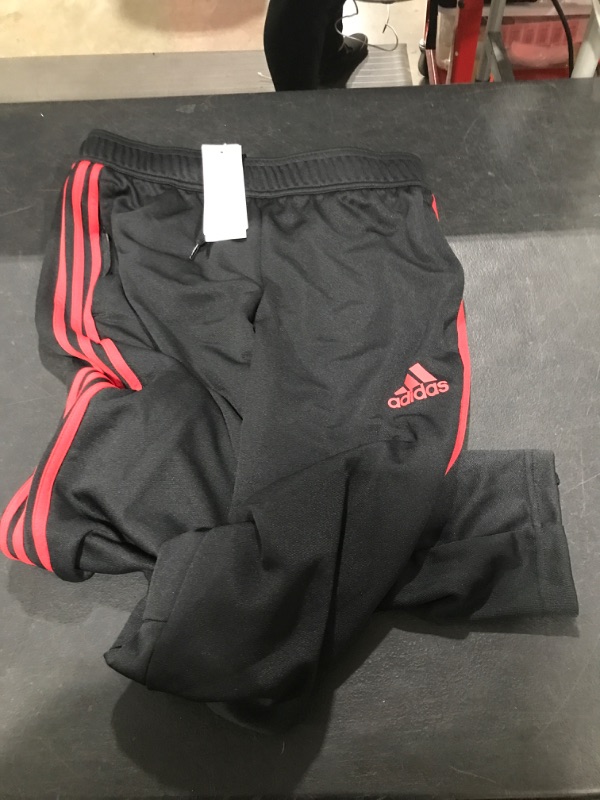 Photo 2 of Adidas Men's Standard Sereno Pant, Black/Scarlet, Medium