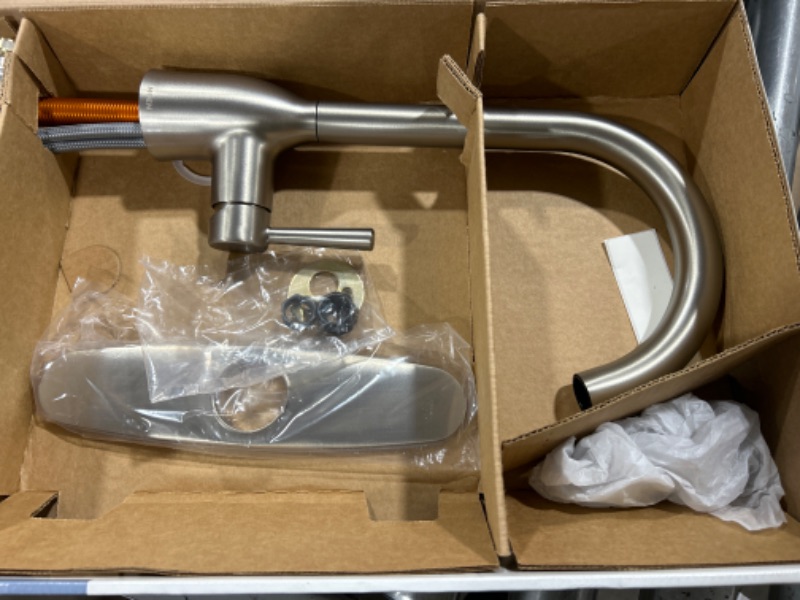 Photo 2 of Adler 1 Handle Faucet, Brushed Nickel