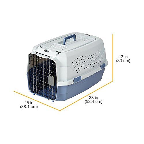 Photo 1 of 23-Inch Pet Carrier Two Door Top Load Kennel Travel Crate Dog Cat Puppy Cage New
