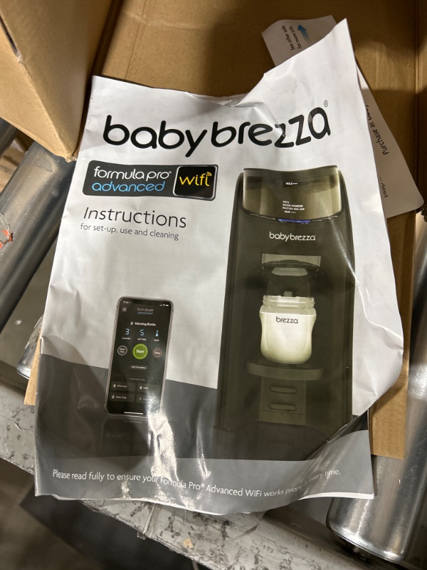 Photo 5 of Baby Brezza Formula Pro Mini Baby Formula Maker – Small Baby Formula Mixer Machine Fits Small Spaces and is Portable for Travel– Bottle Makers Makes The Perfect Bottle for Your Infant On The Go Advanced, WiFi
