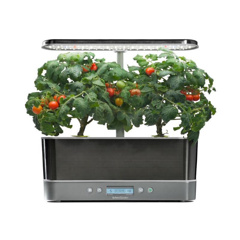 Photo 1 of Aerogarden Harvest Elite Slim in Brushed Platinum
