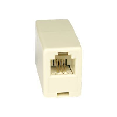 Photo 1 of Tripp Lite P420-001 RJ-11 Female/Female Straight-Through Modular Inline Coupler; White set of 9
