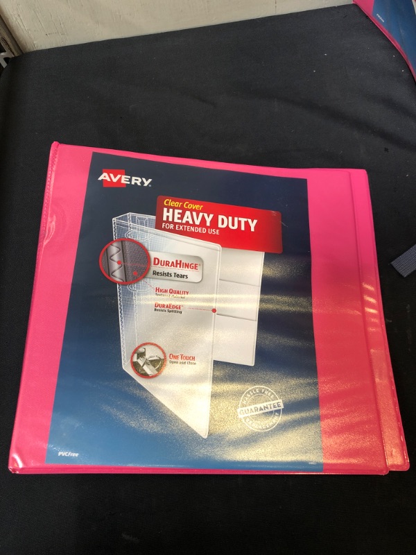 Photo 4 of Avery 670 Sheet 3" Ring Binder Pink