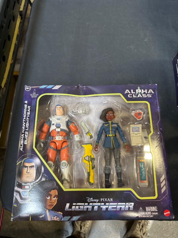 Photo 2 of Disney Pixar Lightyear Alpha Class Alisha Hawthorne & Buzz Lightyear Figures
FACTORY SEALED

