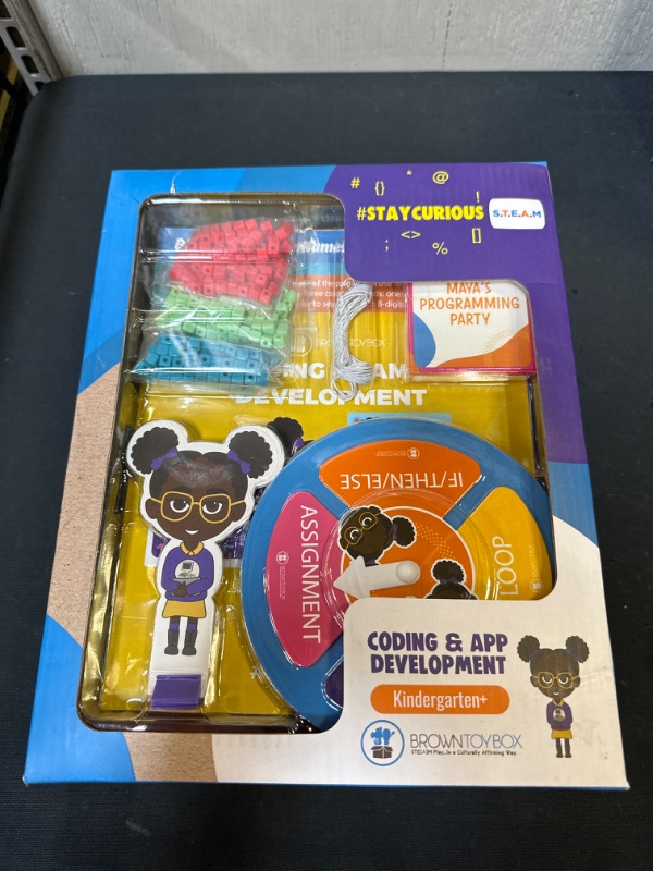 Photo 2 of Brown Toy Box Maya Coding & App STEAM Kit FACTORY SEALED
