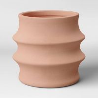 Photo 1 of 7.32" Outdoor Sand Glazed Stoneware Planter Blush - Project 62