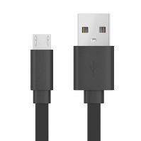 Photo 1 of Just Wireless 6ft Flat TPU Micro USB to USB-A Cable - Black