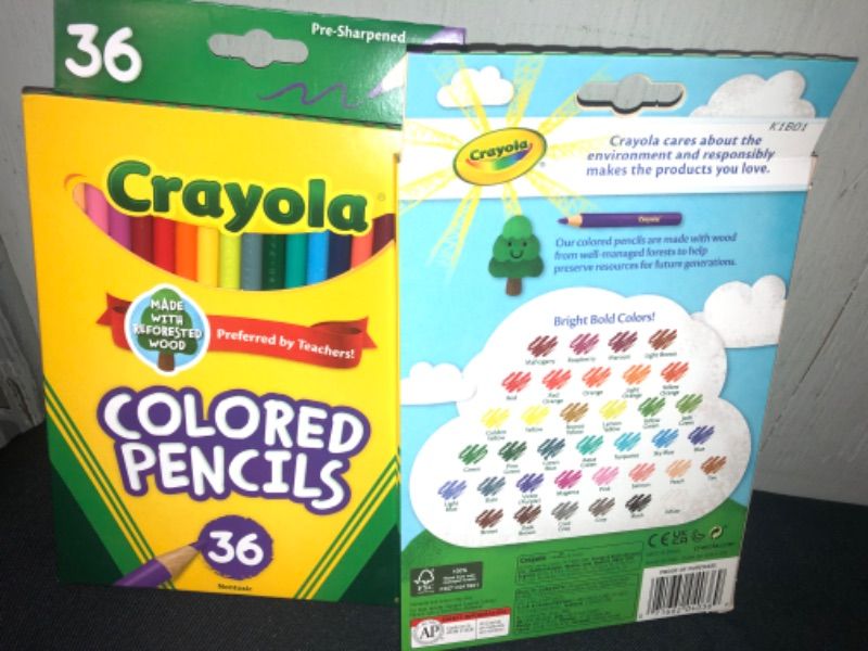 Photo 2 of Crayola 36 ct. Long Colored Pencils 2 COUNT 