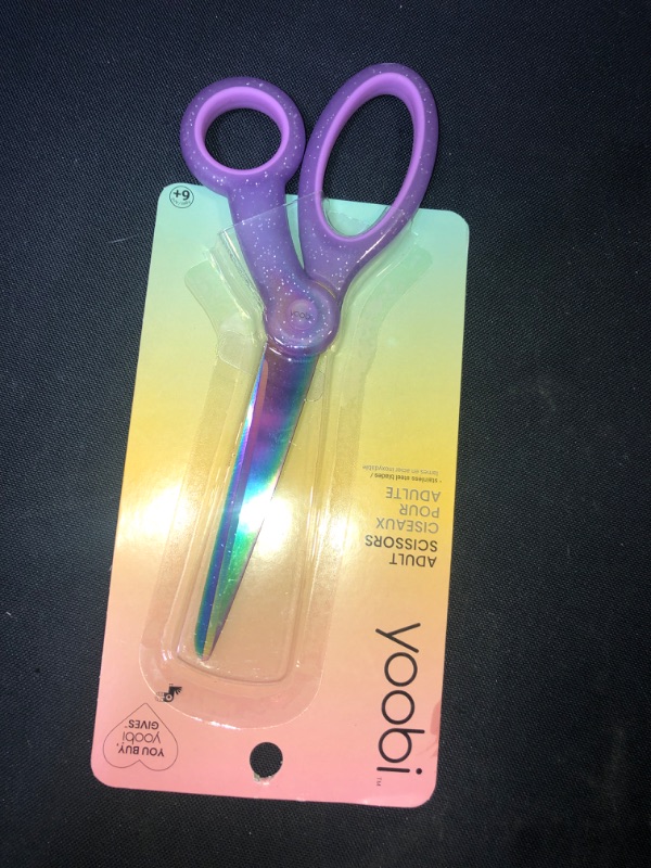 Photo 2 of Yoobi™ Adult Scissor Lavender Oil Slick