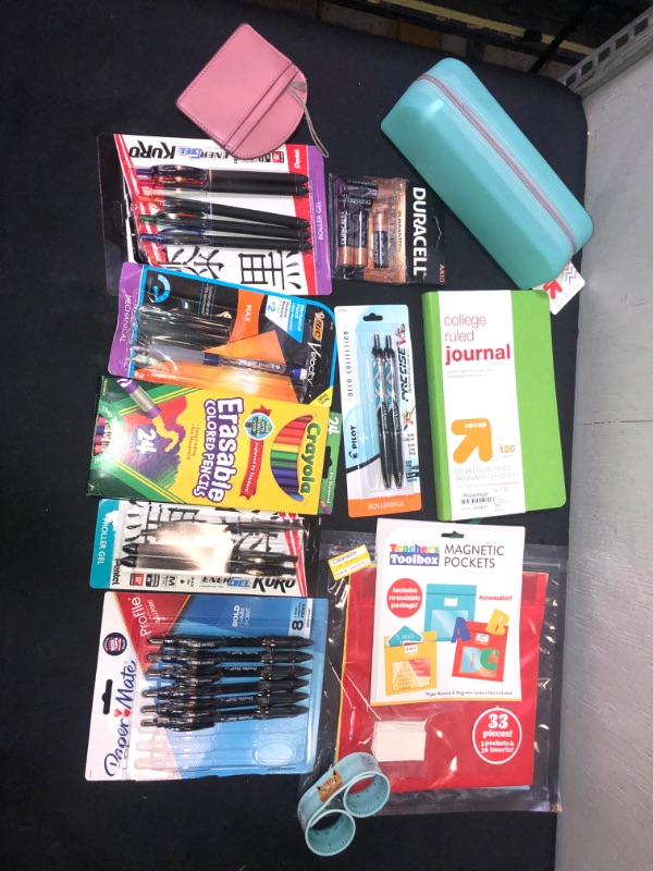 Photo 1 of MISC LOT OF SCHOOL SUPPLIES / OFFICE SUPPLIES 