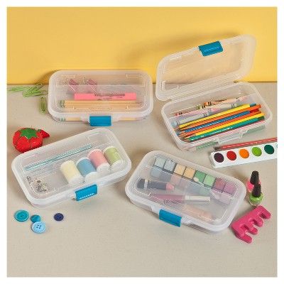 Photo 1 of Sterilite Pencil Box Clear 3 COUNT 