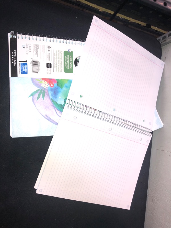 Photo 2 of Five Star and National Wildlife Federation College Ruled 1 Subject Spiral Notebook Plus Study App Earth 3 COUNT 