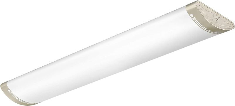 Photo 1 of TychoLite Dimmable 4FT LED Kitchen Puff Ceiling Lights, 40W, 4800LM, 4000K, 4 Foot LED Linear Fixture 48 Inch Flush Mount LED Wraparound Shop Light