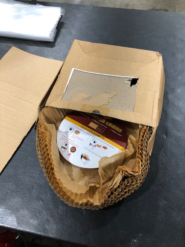 Photo 1 of 120 Pcs [ Large Size ] Air Fryer Disposable Paper Liner