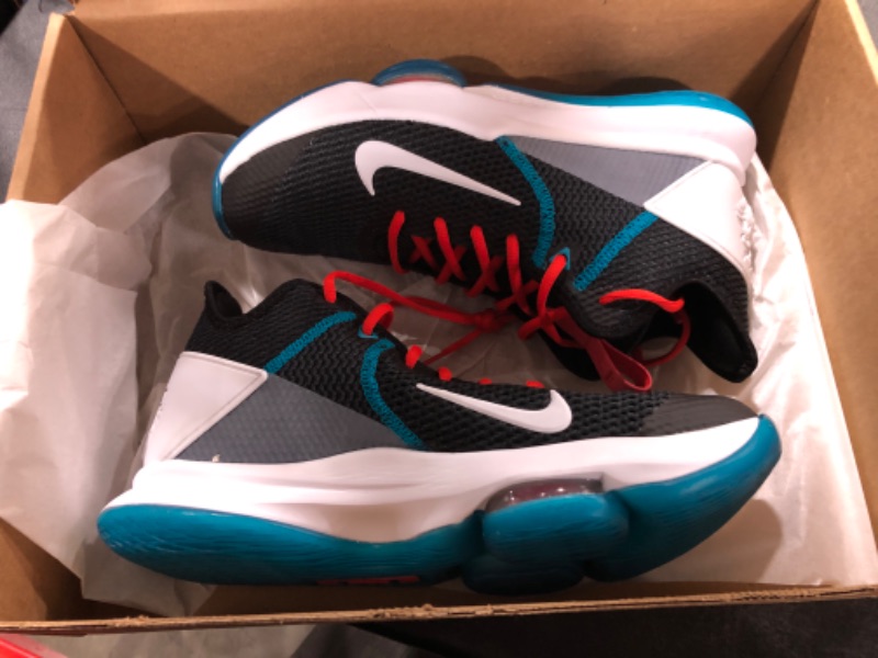 Photo 2 of Nike Men's Basketball Shoe, Black White Chile Red Glass Blue Dk Smoke Grey Univ Red, SIZE 10.5 