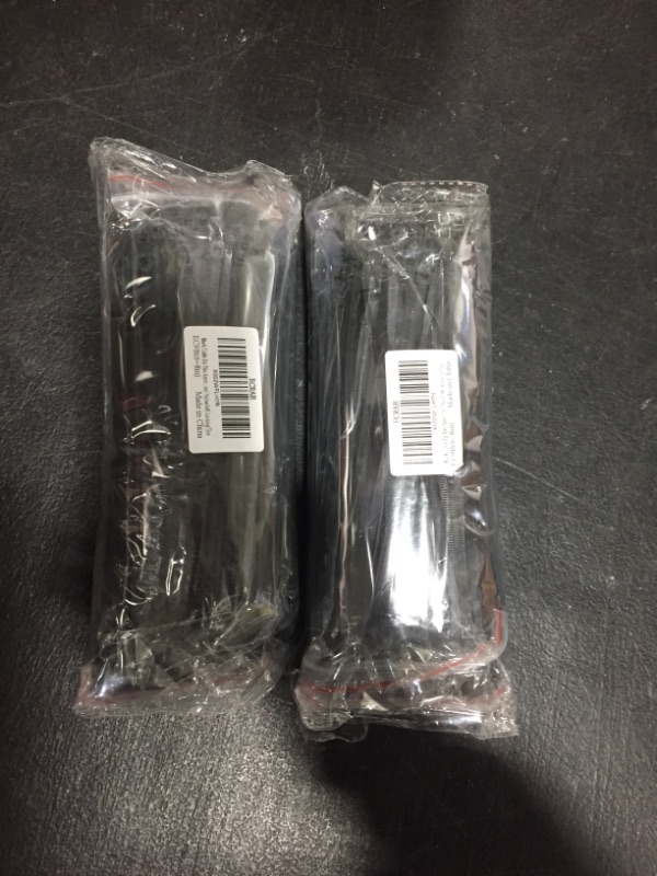 Photo 2 of 2 Pack ECRAB 500 Pack Zip Ties Assorted Sizes 6 8 Inch Cable Ties Reusable Black Zip Tie Cable Tie 40lb Tie Wraps for Indoor and Outdoor Use