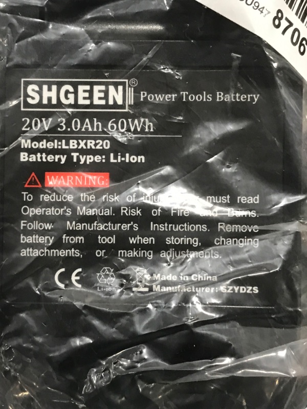 Photo 3 of 2Pack 3.0Ah 20V LBXR20 Lithium Replacement Battery for Black and Decker 20Volt Max LBX20 LBXR20-OPE LB20 LST220 LBX4020 LB2X4020