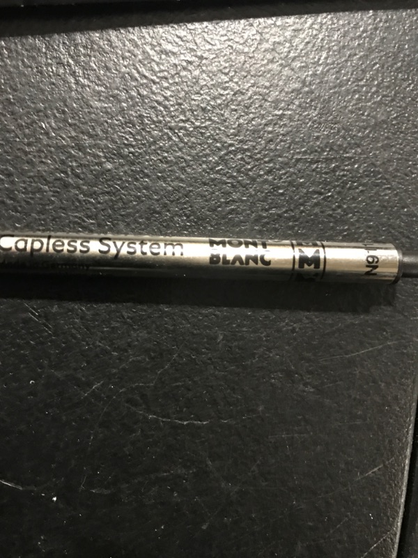 Photo 3 of Montblanc Rollerball Capless System Refill – Pen Refills with a Medium Tip Mystery Black