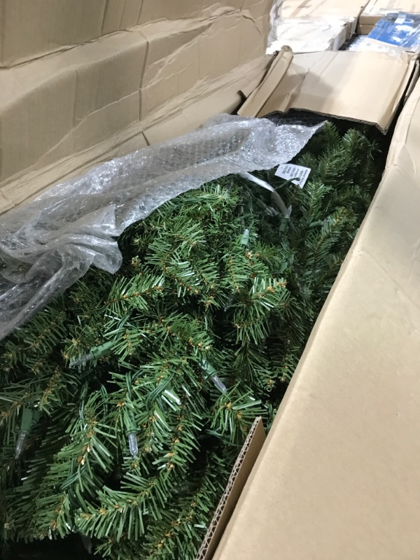 Photo 2 of 7.5ft National Tree Company Dunhill Fir Hinged Full LED Artificial Tree with 700 Low Voltage Dual Led Lights with 9 Function Footswitch